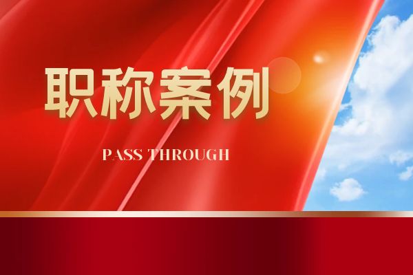 嘉兴浙江省环保中级职称案例